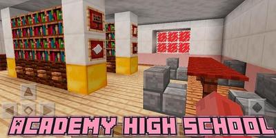 Academy High School Map for MCPE स्क्रीनशॉट 1