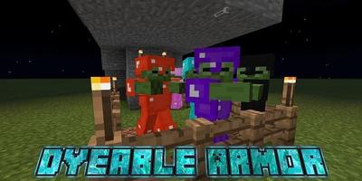 Dyeable Armor Mod for MCPE poster