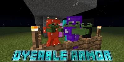 Dyeable Armor Mod for MCPE Affiche