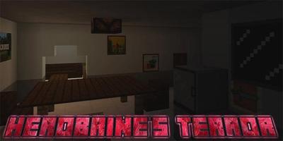 Herobrine Terror Horror Map for MCPE capture d'écran 1