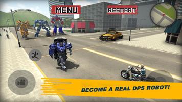 Futuristic Police Robot City 3D screenshot 3