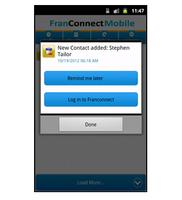 FranConnectMobile syot layar 1