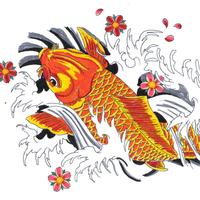 FISH TATTOO Wallpaper imagem de tela 3