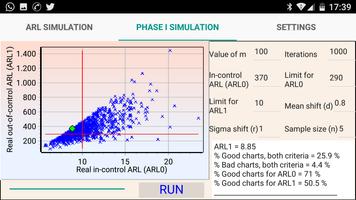 ARL Xbar control chart capture d'écran 1