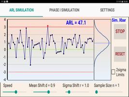 ARL Xbar control chart captura de pantalla 2