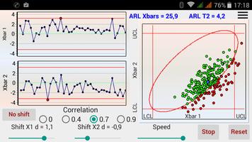 T2 Control Chart Simulator screenshot 3