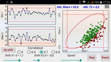 T2 Control Chart Simulator تصوير الشاشة 3