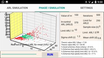 ARL Xbar and S control charts capture d'écran 1