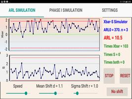 ARL Xbar and S control charts capture d'écran 2