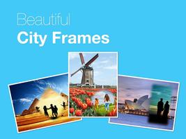 Beautiful City Photo Frames Affiche