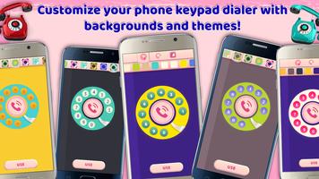 Old Phone Rotary Dialer Keypad poster