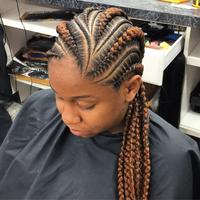 Coiffure tresse africaine Affiche