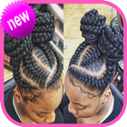 Braids hairstyles for black - African braids icon