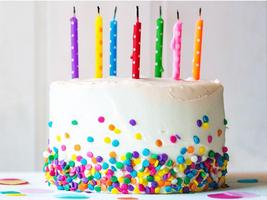 gâteau d'anniversaire Affiche