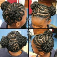 非洲辫子 - 女孩的发型 海报