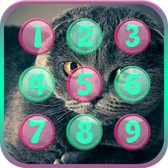 Cute Cats Pattern Screen Lock