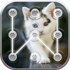 Chat Mignon Schéma de Verrouillage App icône