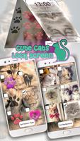 Cute Cats Lock Screen Pattern App ภาพหน้าจอ 2