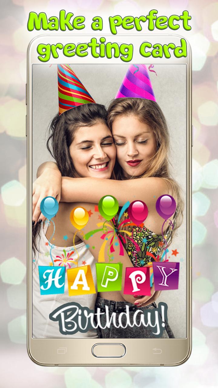 Android 用の お 誕生 日 おめでとう 画像加工ソフト バースデー ステッカー Apk をダウンロード