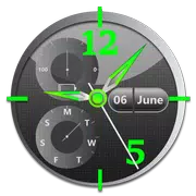 Android Uhr-Widget App: Live Hintergründe