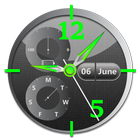 Live Clock Wallpaper App آئیکن