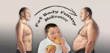 Fett Werden: Lustige Fotomontage