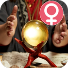 Women  Crystal ball fortune teller - Tarot cards icône