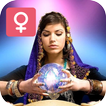 Woman Crystal ball & Real fortune teller