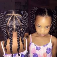 Braided Hair Style - Braids Hairstyle for Child 스크린샷 1