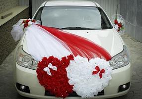 Car Decoration - Wedding Car Decoration Affiche