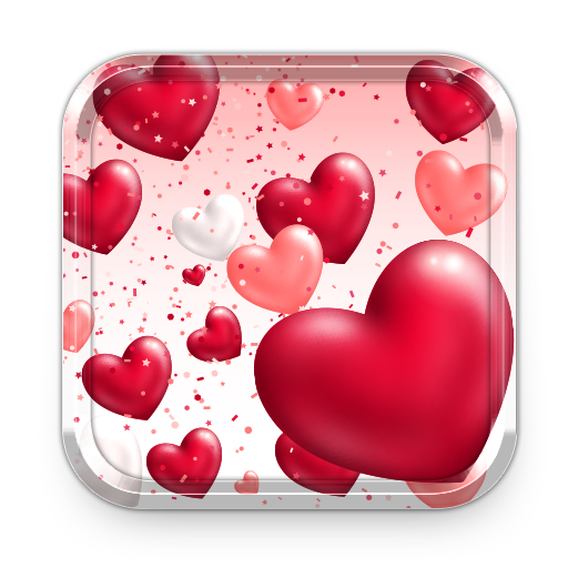 3D Hearts Live Wallpaper & Romantic Backgrounds