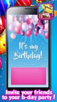 Birthday Invitation Card Maker for Celebrations capture d'écran 1
