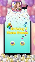 Happy Birthday Photo Frames with Name poster