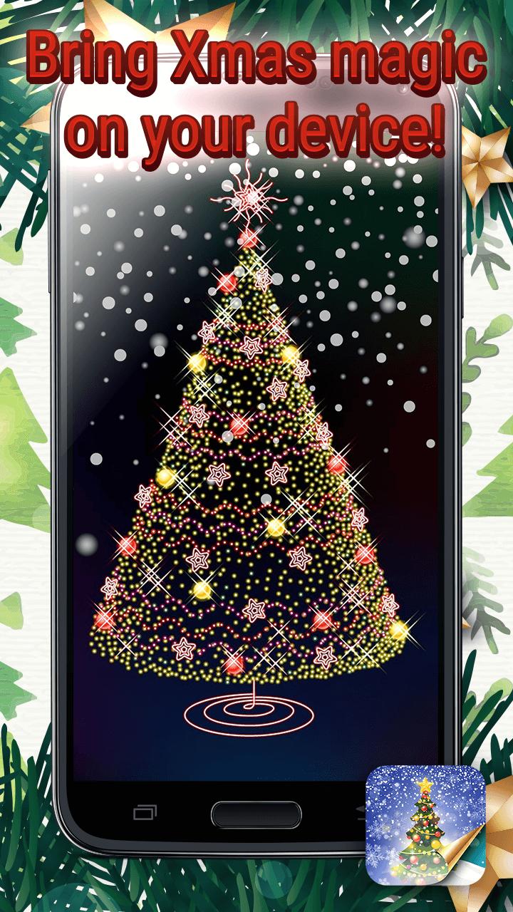 Sfondi Cellulare Natalizi.Albero Di Natale Sfondo Animato 2018 For Android Apk Download