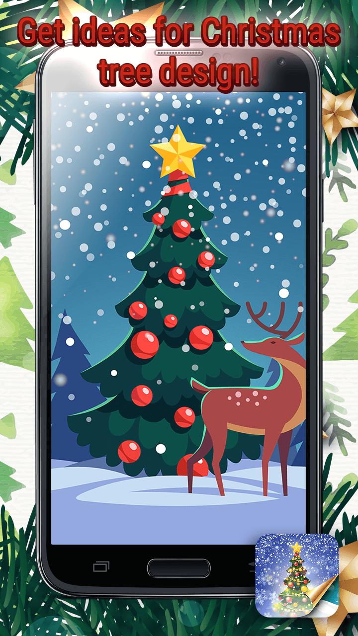 Sfondi Natalizi Gratis Per Android.Albero Di Natale Sfondo Animato 2018 For Android Apk Download