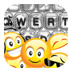 Emoji Keyboard: Black & White Theme