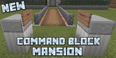Command Block Mansion Map for MCPE Affiche