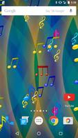 Colorful Musical Notes LWP Affiche