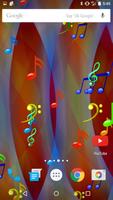 Colorful Musical Notes LWP capture d'écran 2