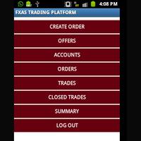 FXAS TRADING PLATFORM screenshot 1