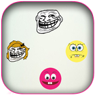Troll Face Emoji icône