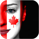 Canada Flag-Face Masquerade aplikacja