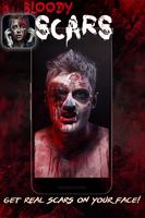 Face Scars booth-Bloody wounds poster