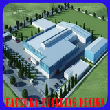 ikon Desain Bangunan Pabrik