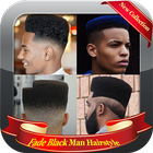 Fade Black Man Hairstyle ไอคอน