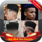 Fade Black Man Hairstyle icône