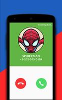 Spiderman Fake Calling Simulator پوسٹر