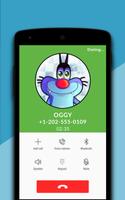 Oggy Fake Calling Simulator تصوير الشاشة 1