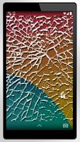 fake cracked broken screen plakat