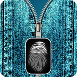ikon fake fingerprint zipper lock